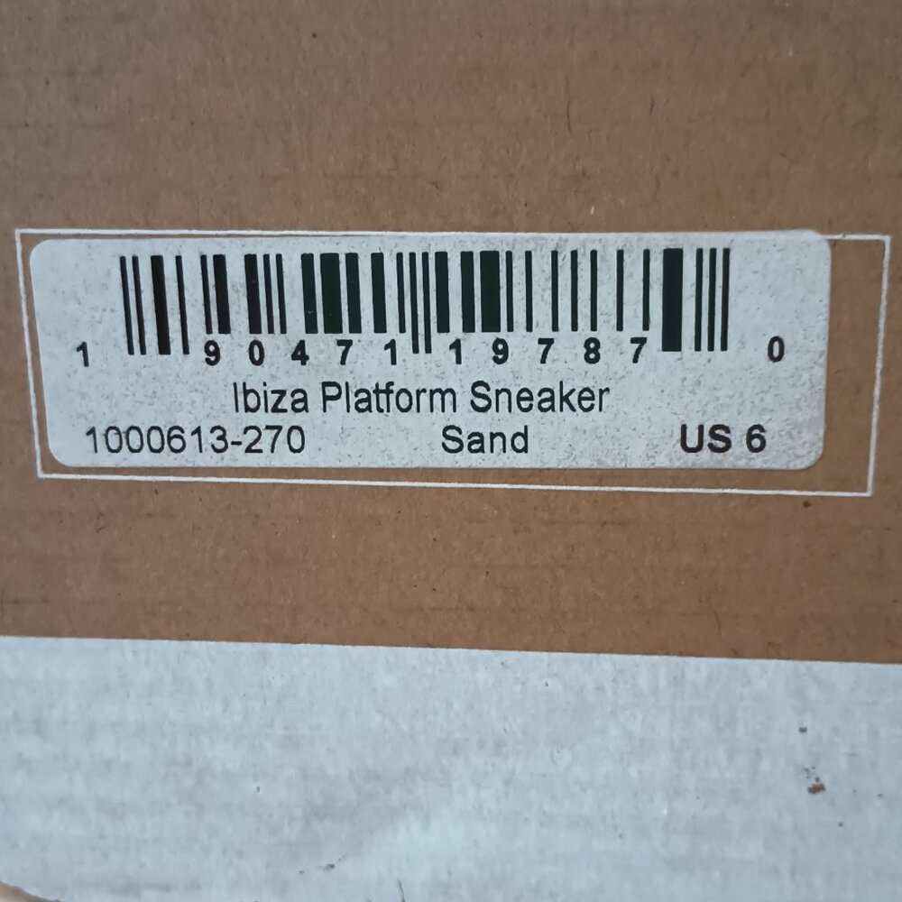 NEW Soludos Ibiza Women's Platform Sneaker Sand Tan 6 - Picture 7 of 14